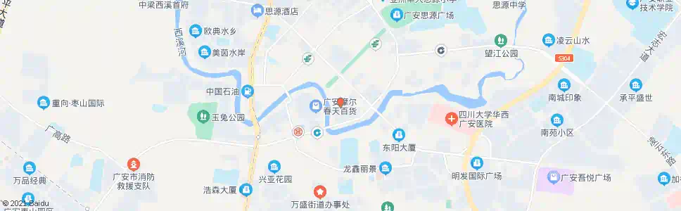 广安广惠街一苑_公交站地图_广安公交_妙搜公交查询2025