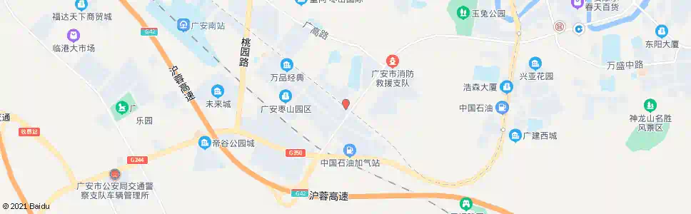 广安枣山镇_公交站地图_广安公交_妙搜公交查询2025