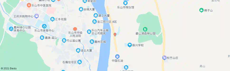 乐山乐山四中_公交站地图_乐山公交_妙搜公交查询2025
