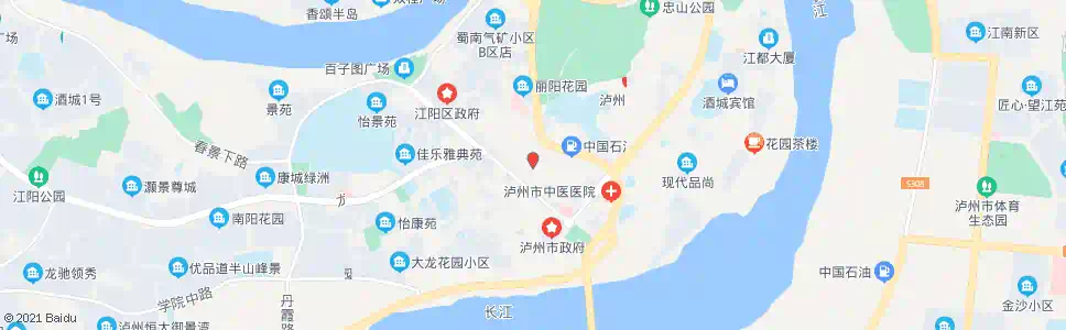 泸州刺园路一段_公交站地图_泸州公交_妙搜公交查询2025