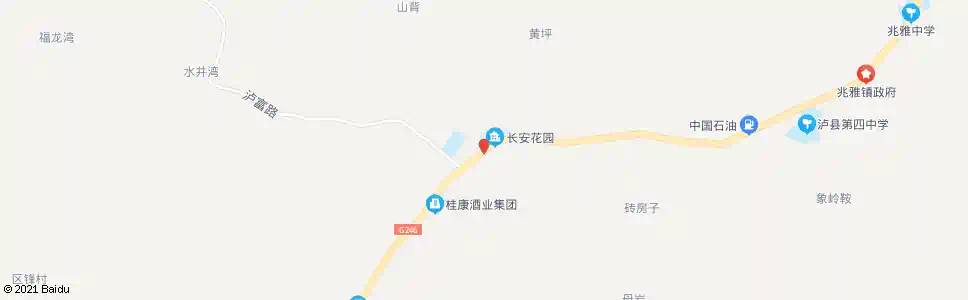 泸州长安场_公交站地图_泸州公交_妙搜公交查询2025