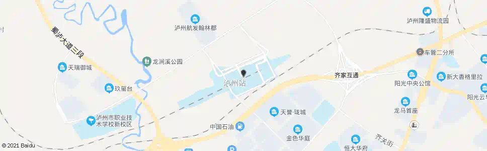 泸州长机厂_公交站地图_泸州公交_妙搜公交查询2025