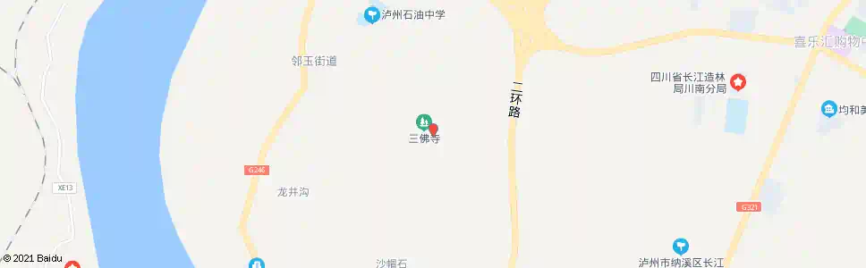 泸州三佛寺_公交站地图_泸州公交_妙搜公交查询2025