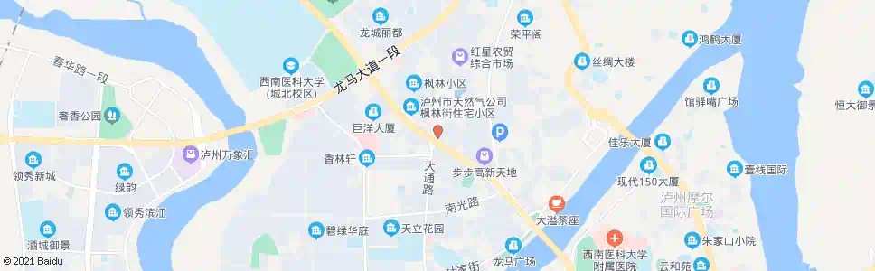 泸州广电中心_公交站地图_泸州公交_妙搜公交查询2025