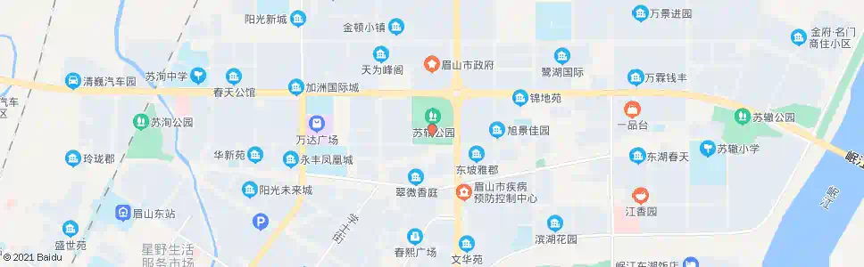 眉山市行政服务中心_公交站地图_眉山公交_妙搜公交查询2025