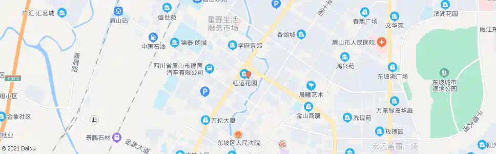 眉山三圆广场_公交站地图_眉山公交_妙搜公交查询2025