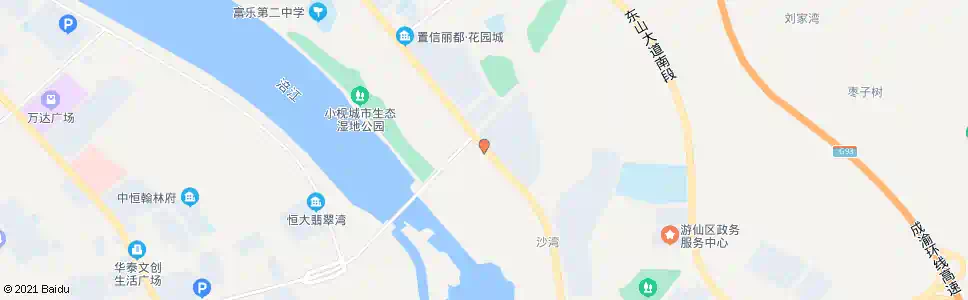 绵阳三江大坝_公交站地图_绵阳公交_妙搜公交查询2025