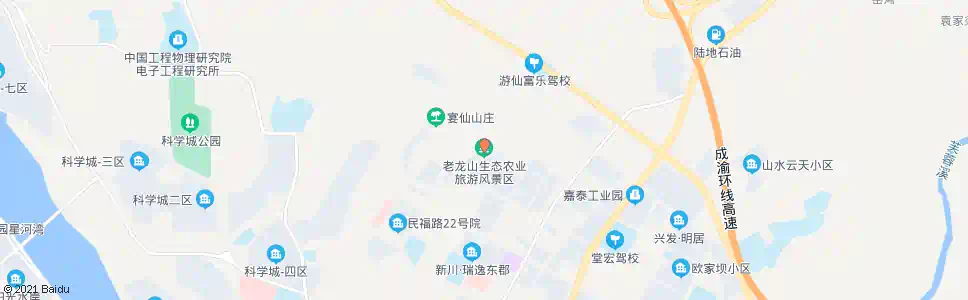 绵阳老龙山风景区_公交站地图_绵阳公交_妙搜公交查询2025