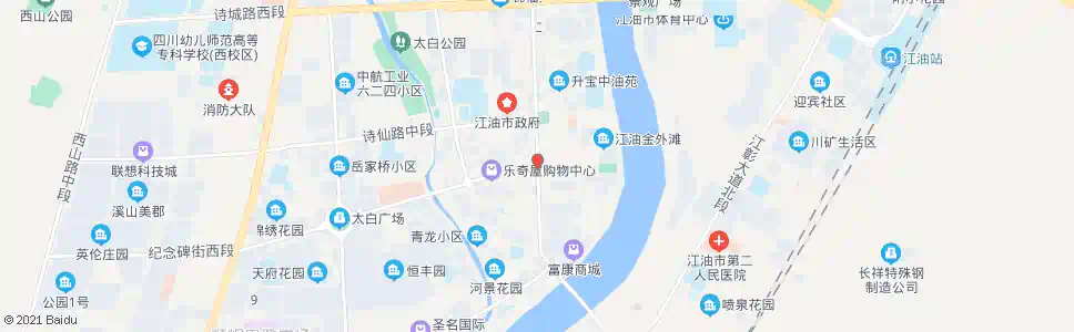 绵阳新天地步行街_公交站地图_绵阳公交_妙搜公交查询2025