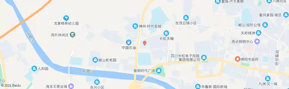 绵阳方向机厂_公交站地图_绵阳公交_妙搜公交查询2025