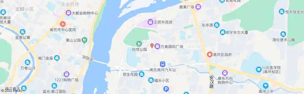 南充鹤鸣西路_公交站地图_南充公交_妙搜公交查询2025