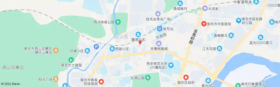 南充铁昌路口_公交站地图_南充公交_妙搜公交查询2025