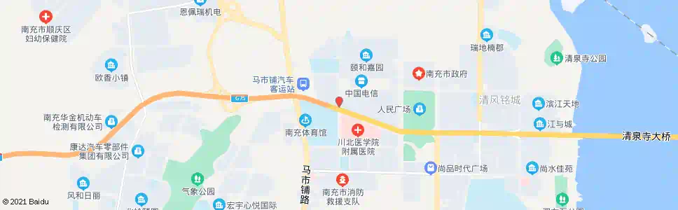 南充茂源北路_公交站地图_南充公交_妙搜公交查询2025