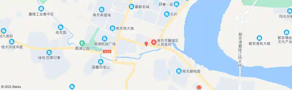 南充春江路口_公交站地图_南充公交_妙搜公交查询2025