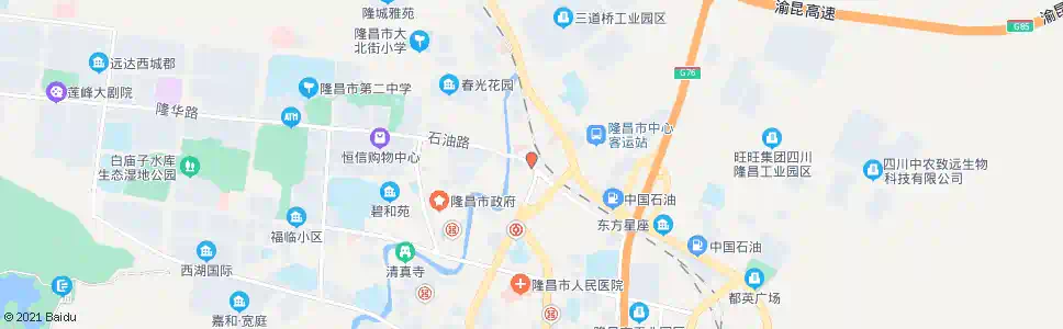 内江平交道_公交站地图_内江公交_妙搜公交查询2025
