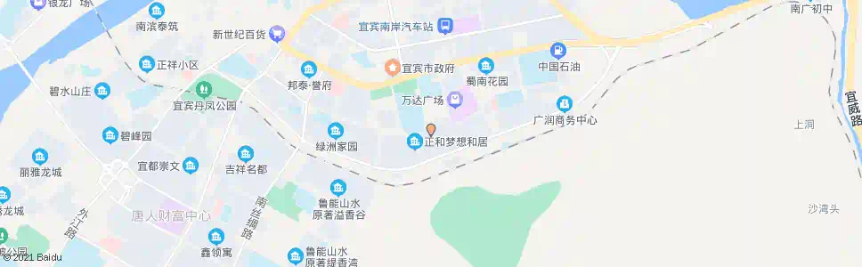 宜宾宜都花园_公交站地图_宜宾公交_妙搜公交查询2025