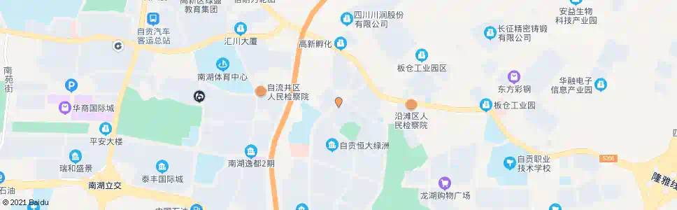 自贡龙湖郡(招呼站)_公交站地图_自贡公交_妙搜公交查询2025
