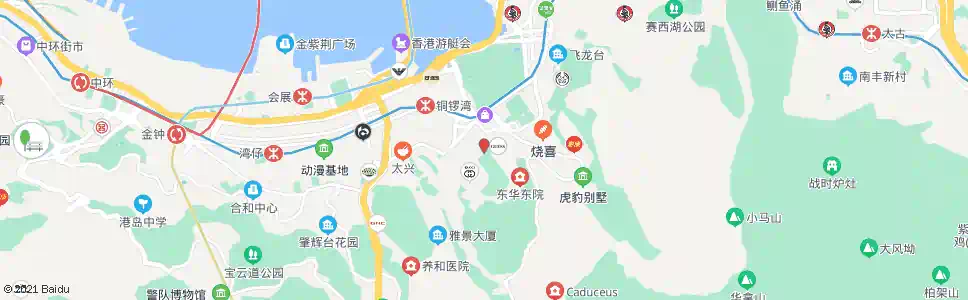 香港銅鑼灣(棉花路)_巴士站地圖_香港巴士_妙搜巴士搜尋2025