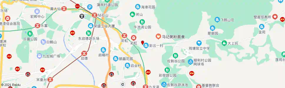 香港彩雲邨_巴士站地圖_香港巴士_妙搜巴士搜尋2025