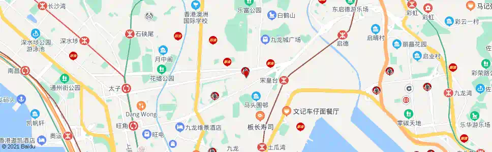 香港露明道_巴士站地圖_香港巴士_妙搜巴士搜尋2025