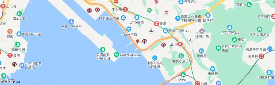 香港觀塘碼頭_巴士站地圖_香港巴士_妙搜巴士搜尋2025