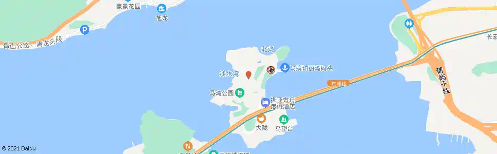 香港馬灣大街村北312號門外_巴士站地圖_香港巴士_妙搜巴士搜尋2025