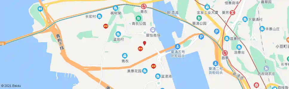 香港長青邨青梅樓_巴士站地圖_香港巴士_妙搜巴士搜尋2025