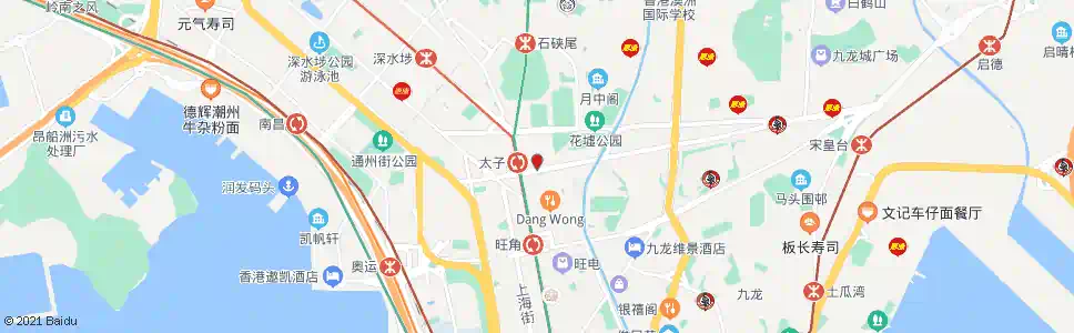 香港鉢蘭街太子站D_巴士站地圖_香港巴士_妙搜巴士搜尋2025