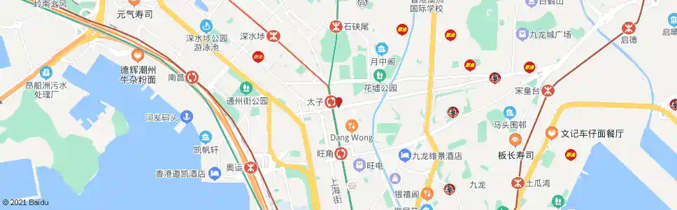 香港太子道西通菜街旺角警署_巴士站地圖_香港巴士_妙搜巴士搜尋2025