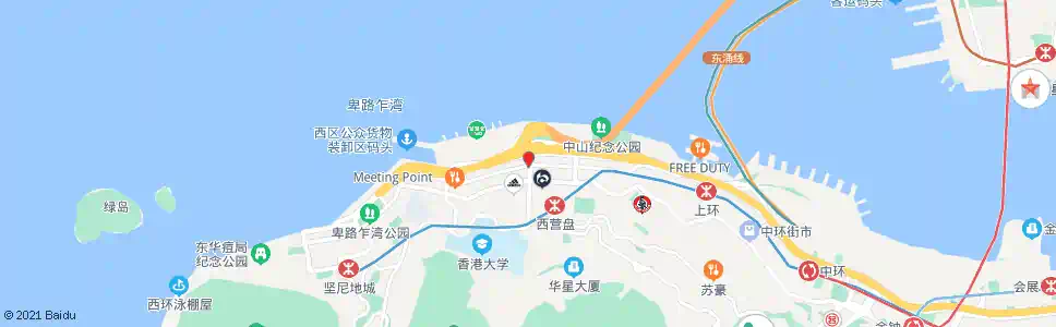 香港西邊街_巴士站地圖_香港巴士_妙搜巴士搜尋2025