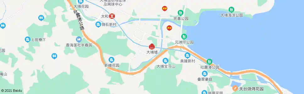 香港大埔墟(運頭街)_巴士站地圖_香港巴士_妙搜巴士搜尋2025