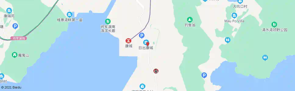 香港日出康城領都_巴士站地圖_香港巴士_妙搜巴士搜尋2025