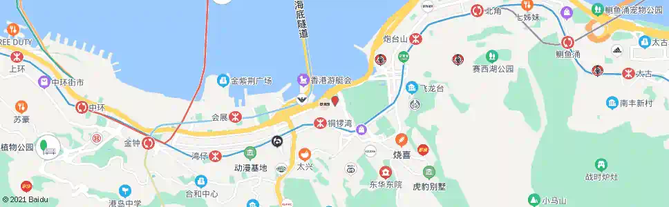 香港面房街_巴士站地圖_香港巴士_妙搜巴士搜尋2025
