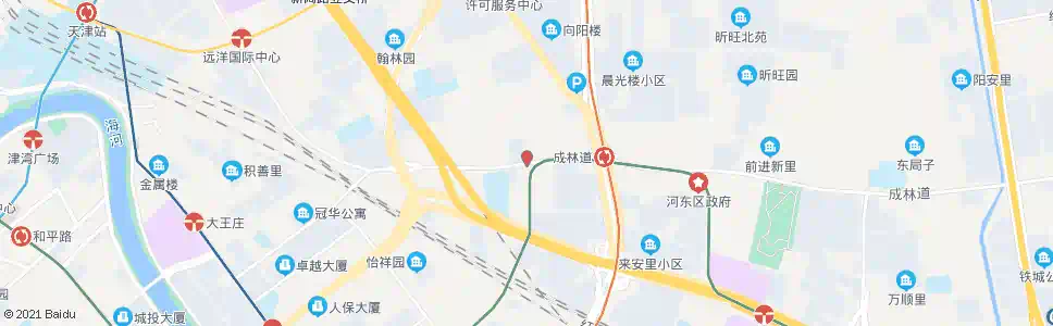 天津天津七中(工业大学)_公交站地图_天津公交_妙搜公交查询2025