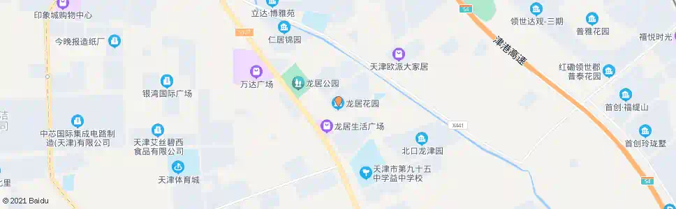 天津龙居小区_公交站地图_天津公交_妙搜公交查询2025