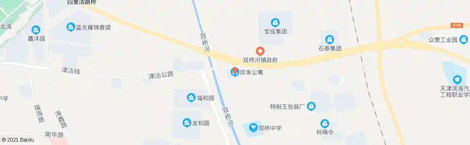 天津欣发公寓_公交站地图_天津公交_妙搜公交查询2025