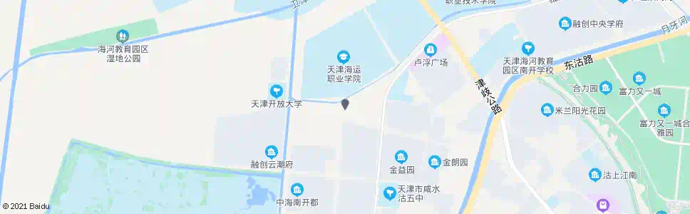 天津天津海河教育园二号公交站_公交站地图_天津公交_妙搜公交查询2025