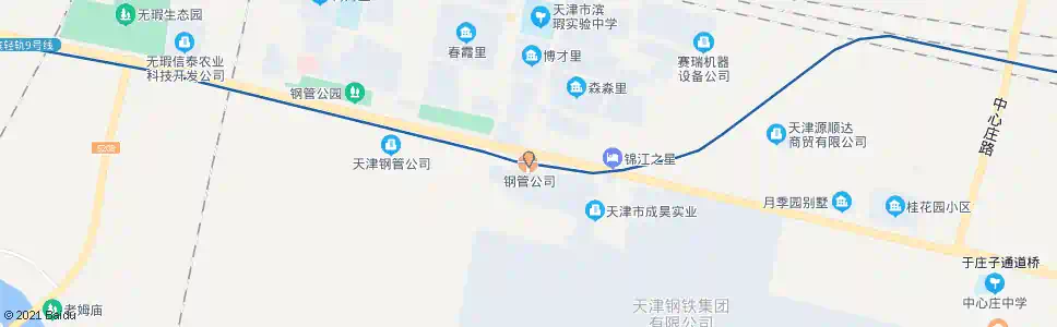 天津钢管制铁公司_公交站地图_天津公交_妙搜公交查询2025