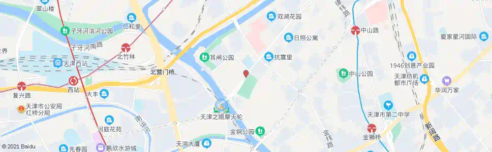 天津元纬路_公交站地图_天津公交_妙搜公交查询2025
