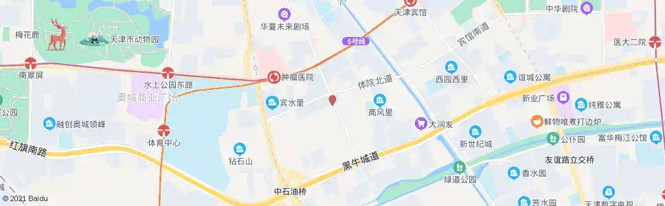 天津体育学院_公交站地图_天津公交_妙搜公交查询2025