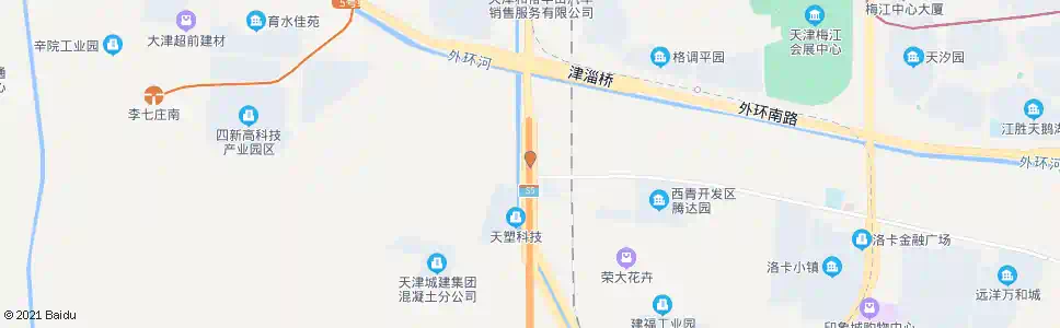 天津梨园头桥_公交站地图_天津公交_妙搜公交查询2025