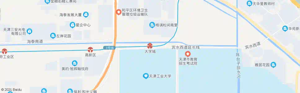 天津地铁九棵树站_公交站地图_天津公交_妙搜公交查询2025