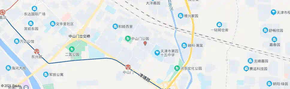 天津团结东里_公交站地图_天津公交_妙搜公交查询2025