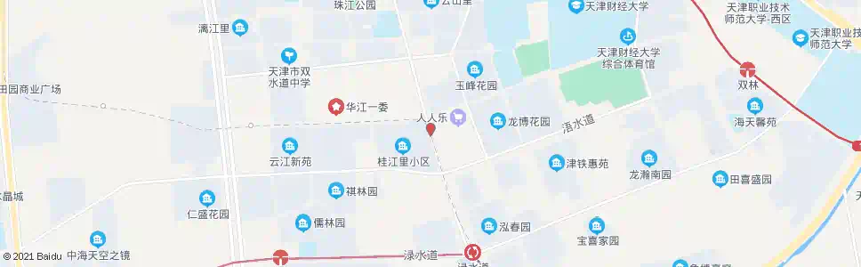 天津微山路桂江里_公交站地图_天津公交_妙搜公交查询2025