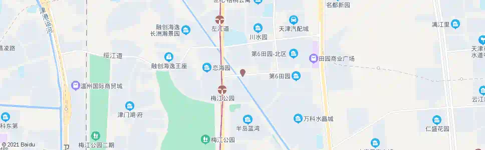 天津潭江道_公交站地图_天津公交_妙搜公交查询2025