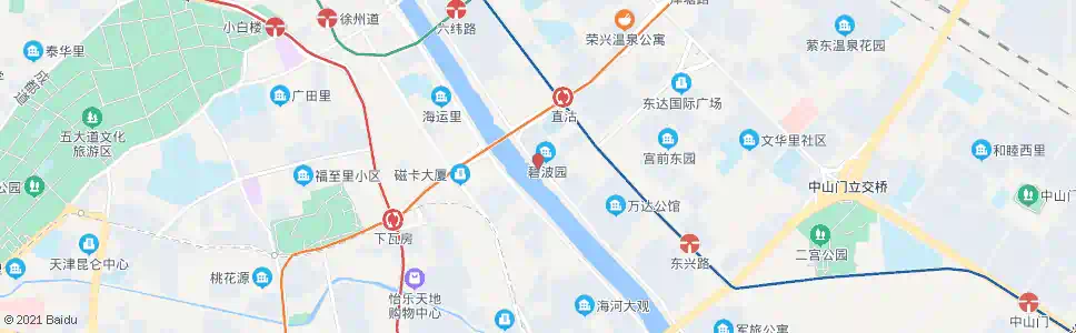 天津碧波园_公交站地图_天津公交_妙搜公交查询2025