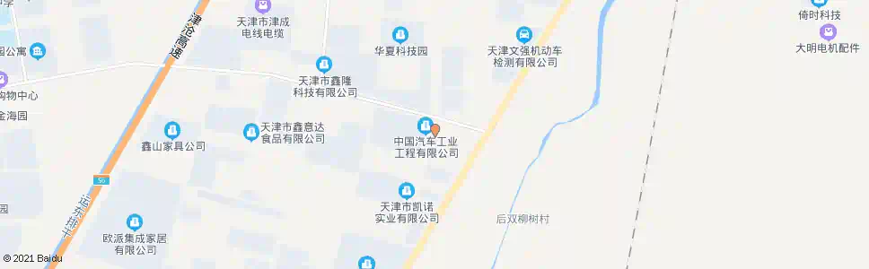天津后树_公交站地图_天津公交_妙搜公交查询2025