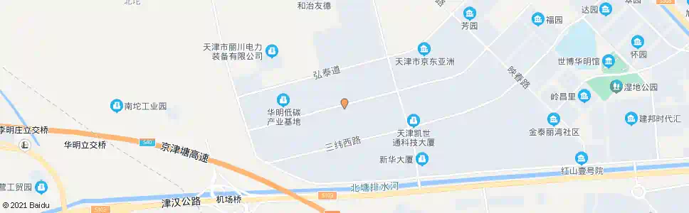 天津联明安防城_公交站地图_天津公交_妙搜公交查询2025