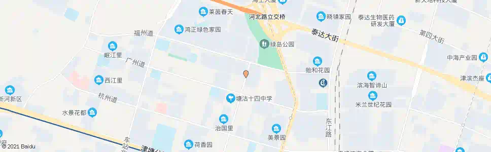 天津塘沽党校_公交站地图_天津公交_妙搜公交查询2025