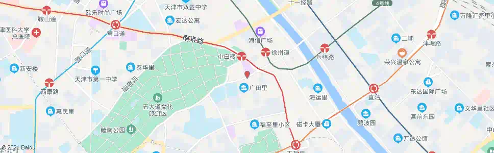 天津合肥道_公交站地图_天津公交_妙搜公交查询2025